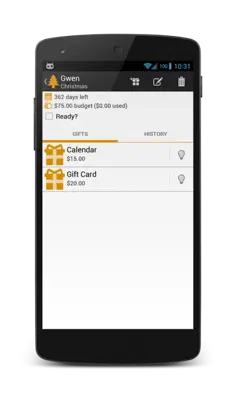 Present Organizer android App screenshot 2