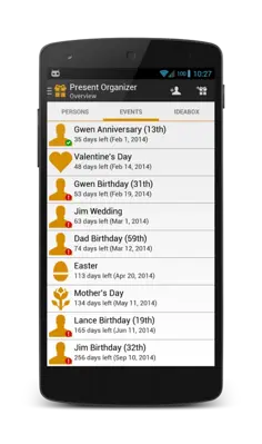 Present Organizer android App screenshot 4